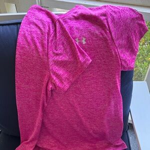 Under Armour Heathered Pink Performance Tee